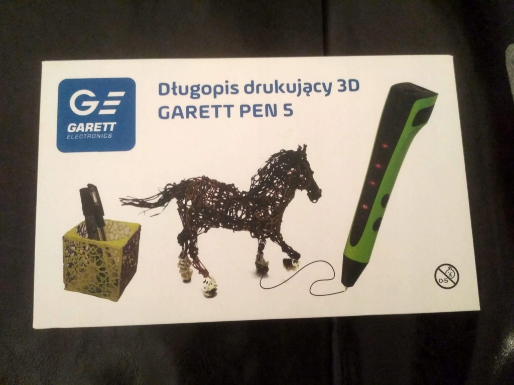 DŁUGOPIS 3D GARETT PEN 5 na wkłady ABS, PCL i PLA
