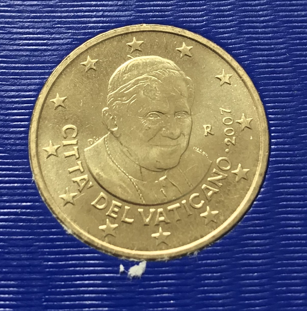 10 EURO - CENT WATYKAN 2007 - PAPIEŻ BENEDYKT XVI