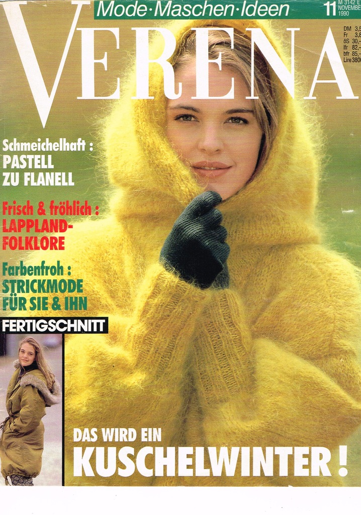Verena 11 / 1990 burda robótki hafty