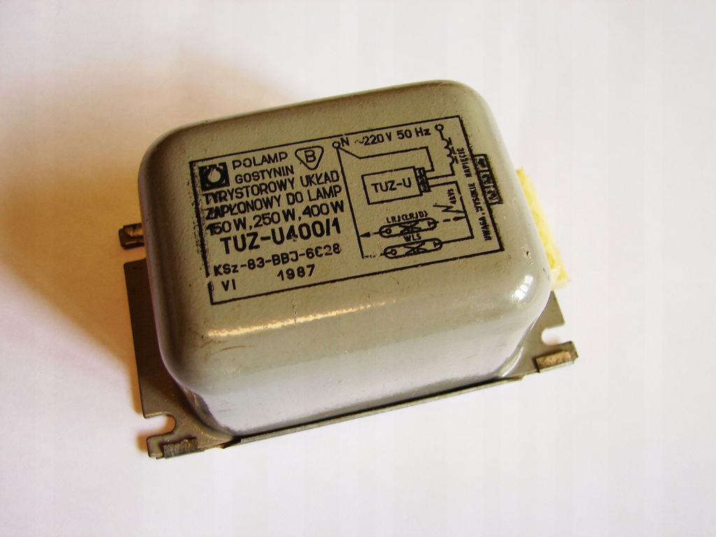 Tyrystorowy Układ Zapłonowy TUZ-U400/1 Polamp 400W