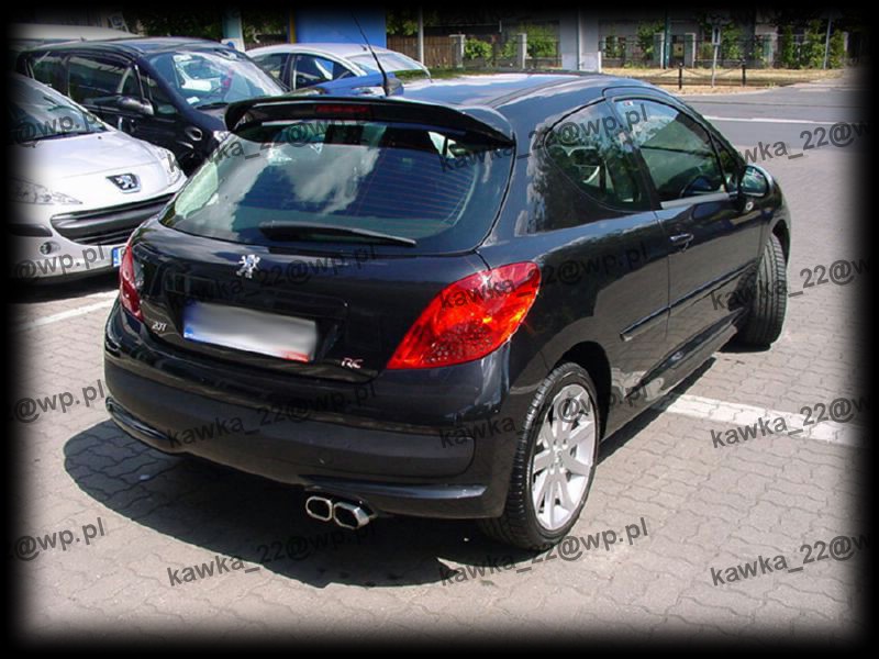 Спойлер peugeot 207