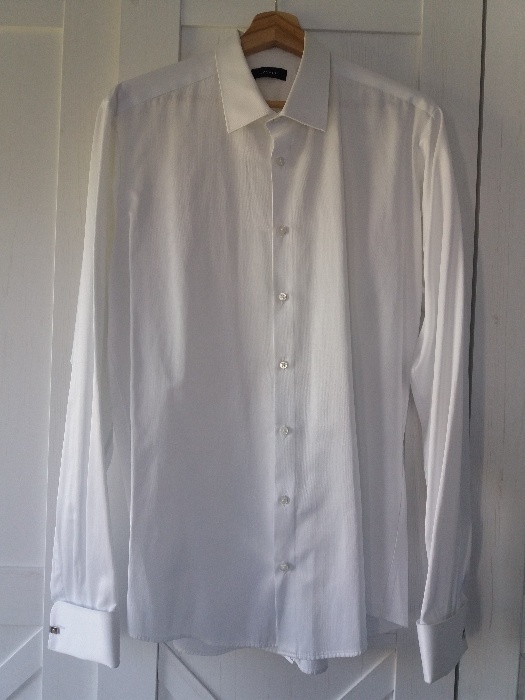 Elegancka koszula biała LAVARD 42 - raz ubrana