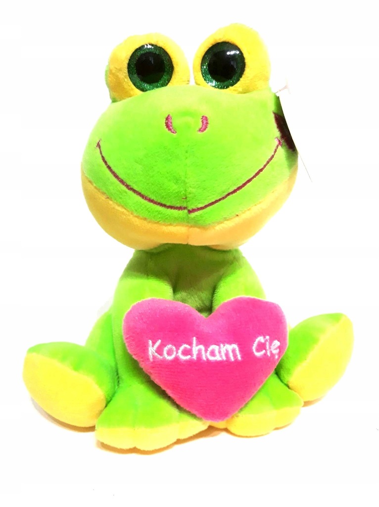 ŻABA Z SERCEM MASKOTKA 18CM