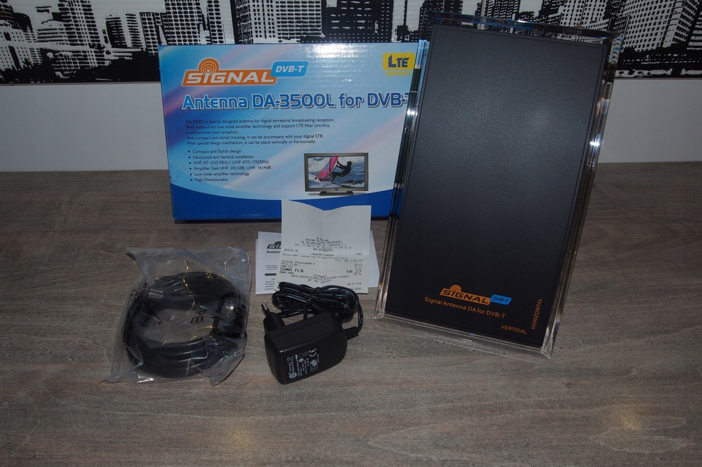 Antena DVB-T Signal DA-3500L LTE Pokojowa Aktywna