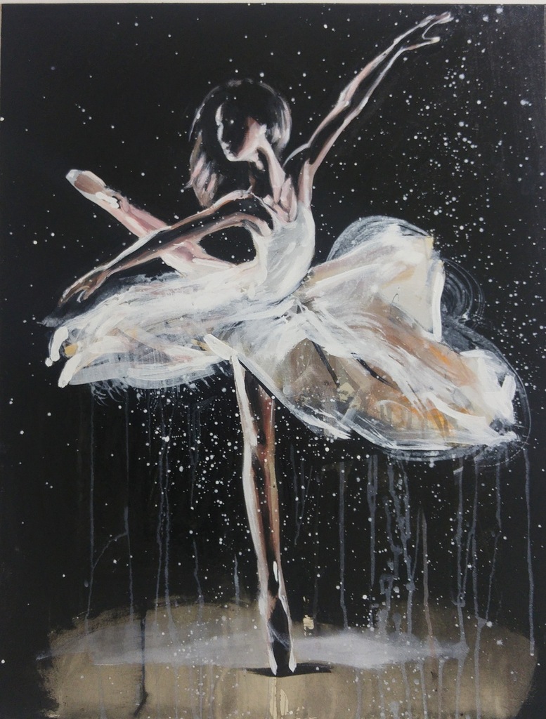 Baletnica obraz olejny Kosakowski 60x80