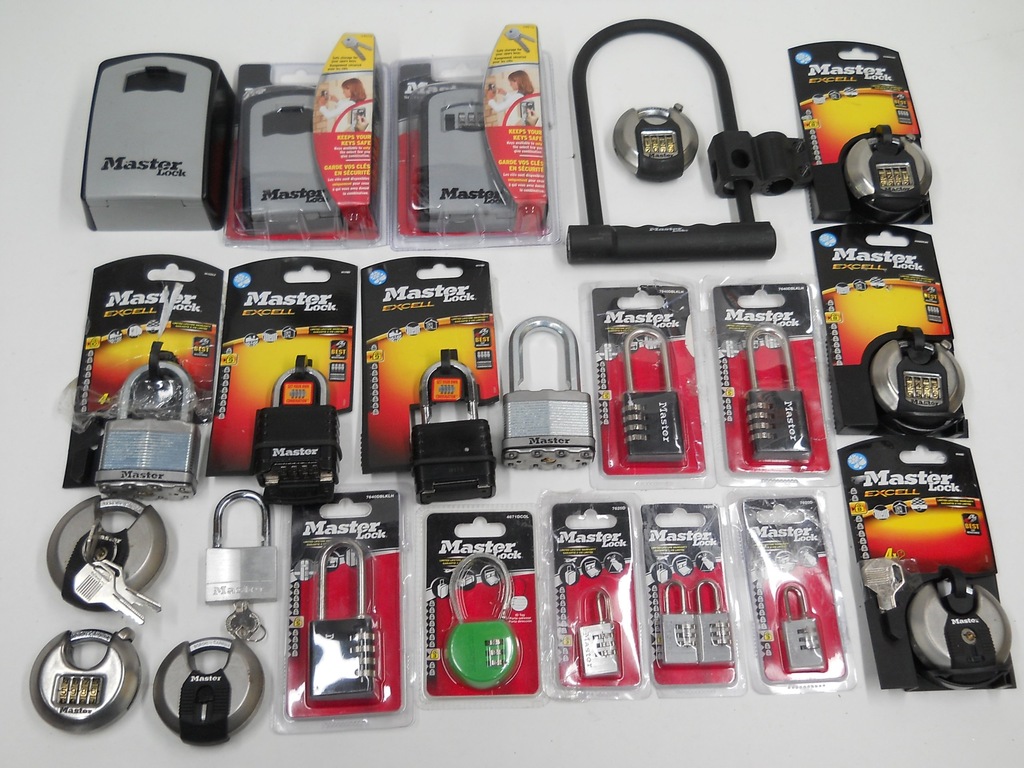 MASTERLOCK KŁÓDKI SEJFY NA KLUCZE NA SZYFR ITP 23S