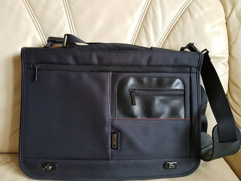 Delsey Aktówka Teczka Torba na laptop Duża Pasek