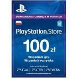 Doładowanie 100 zł Playstation Store PSN PS3 PS4
