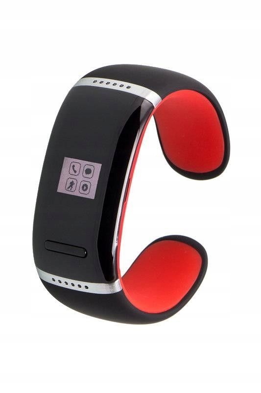 Smartwatch , Zegarek Garett iOne, czerwono/czarny