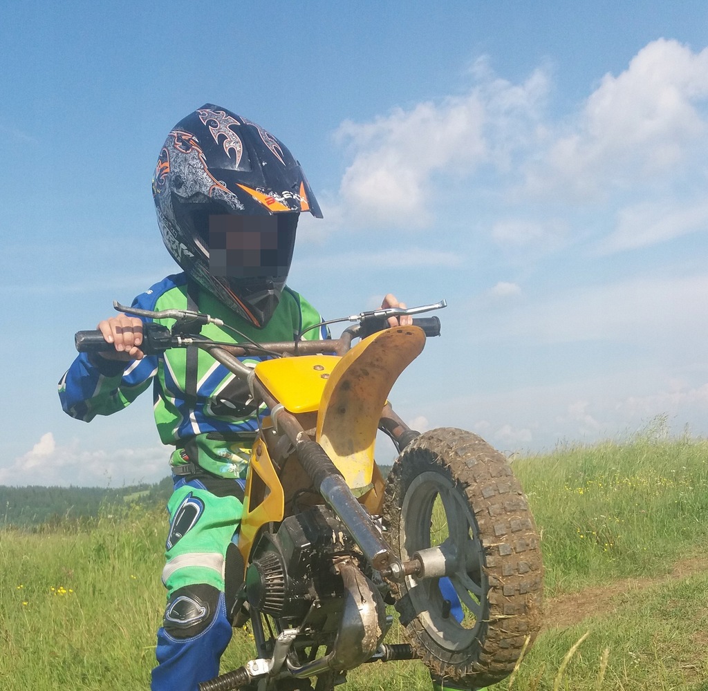 Strój ubranie motocross cross Quad dla dziecka UFO