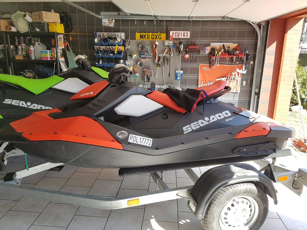 skuter wodny Sea Doo Spark 90 km . Przyczepa !!
