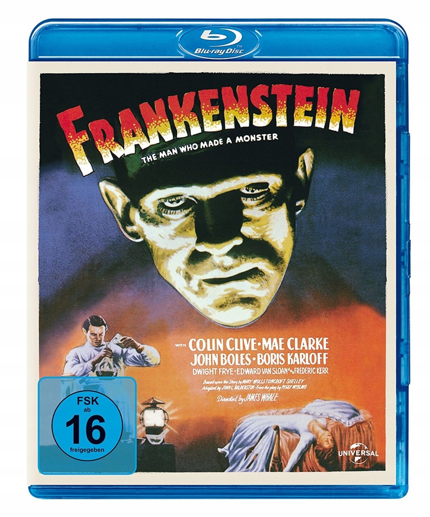 FRANKENSTEIN [Blu-ray] Boris Karloff (1931) 24h