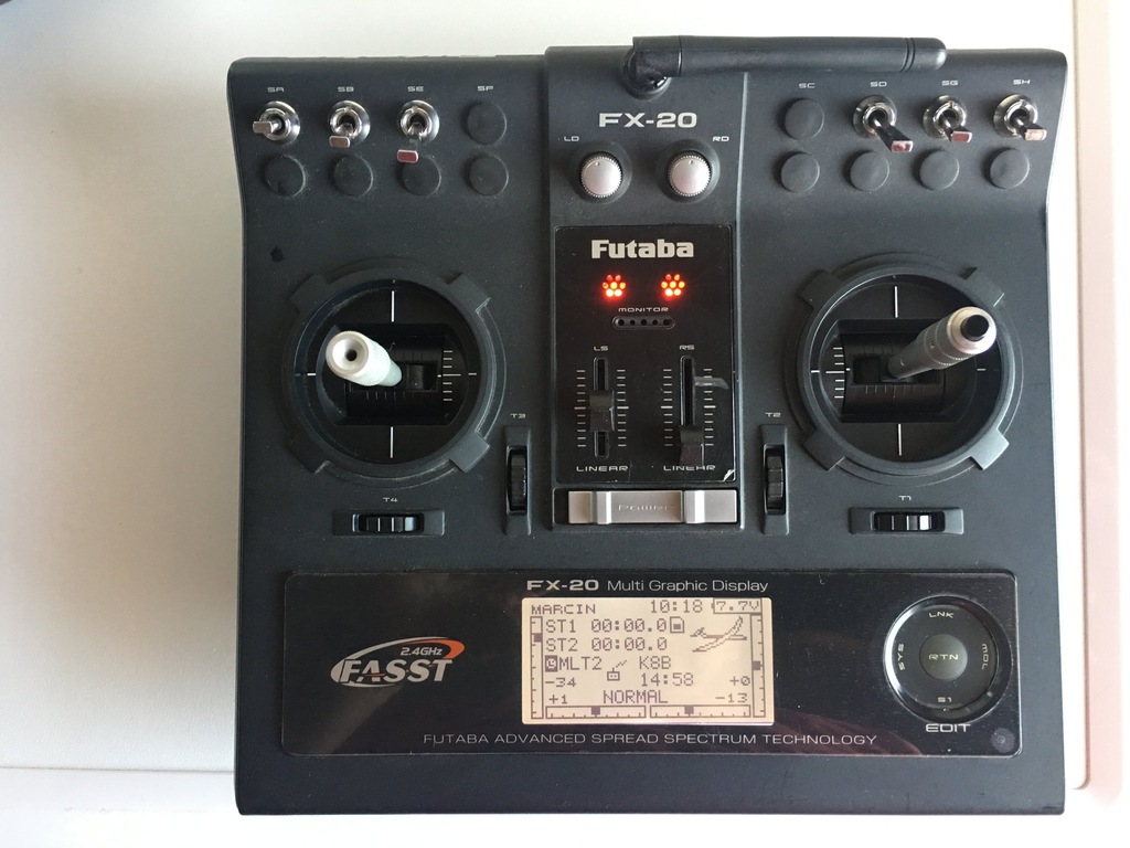 Futaba FX-20 cały komplet w idealnym stanie