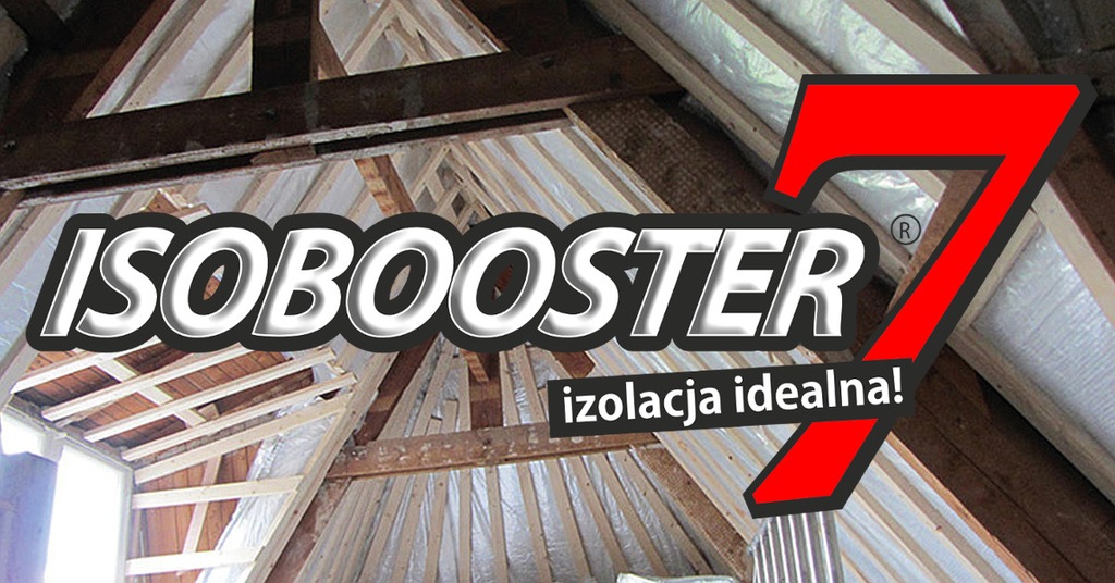 Izolacja poddaszy ISOBOOSTER T2/95 nie wełna 12mkw