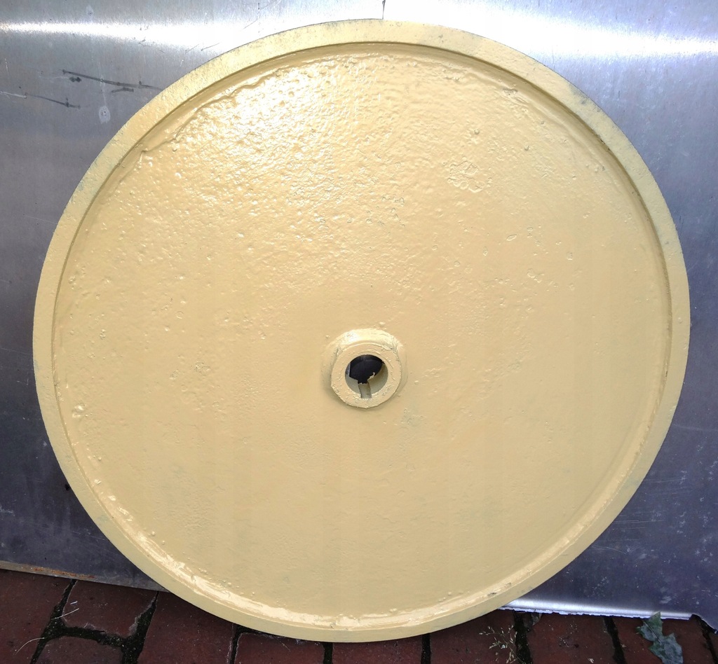 Koło pasowe duże pełne Fi 520 mm klin 17 mm
