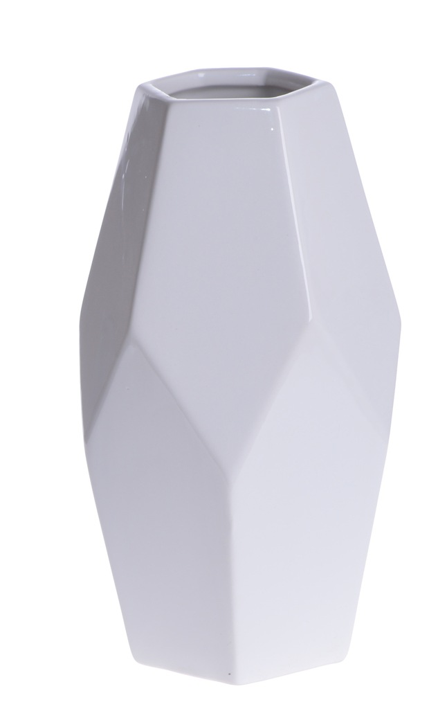 Geometryczny wazon z ceramiki
