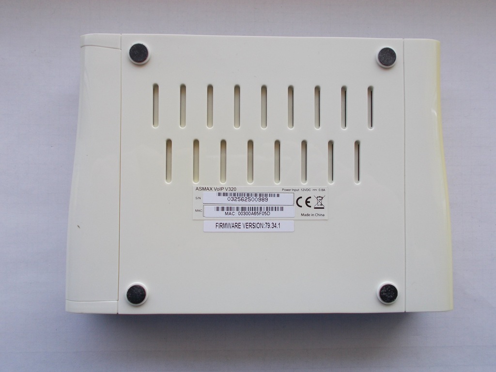 Bramka VOIP Asmax v320 bez blokad