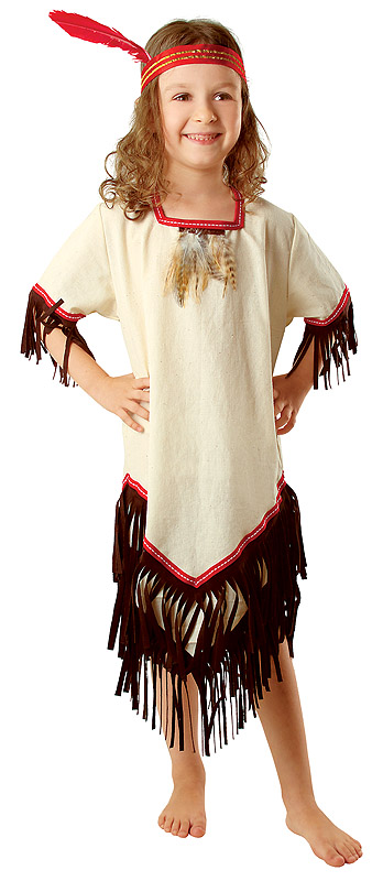STRÓJ INDIANKI 134-140 INDIANKA POCAHONTAS KOSTIUM