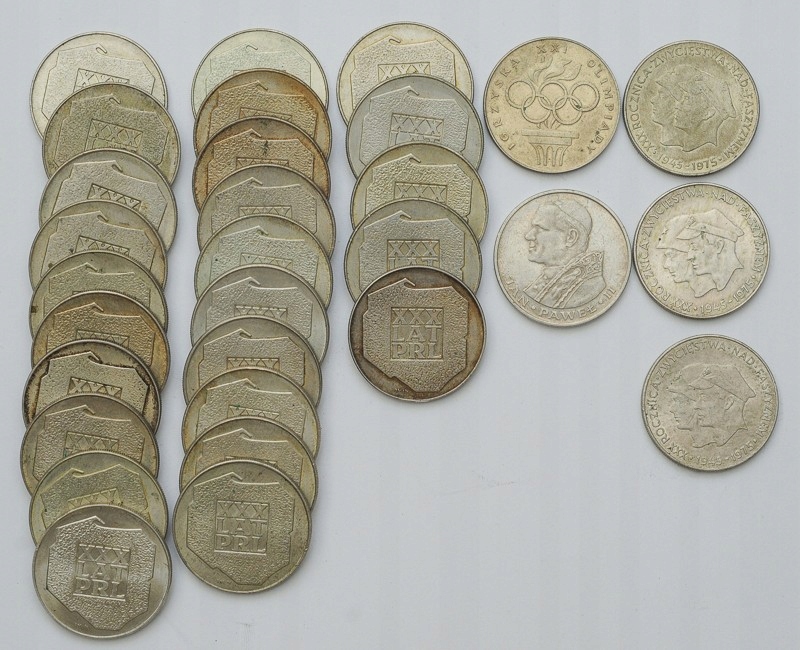 PRL zestaw 200 złotych 30szt różne