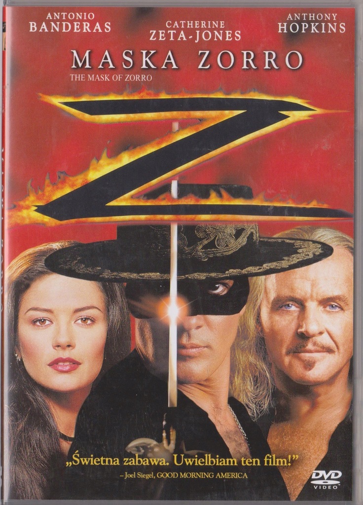 [DVD] MASKA ZORRO (folia) Anthony Hopkins