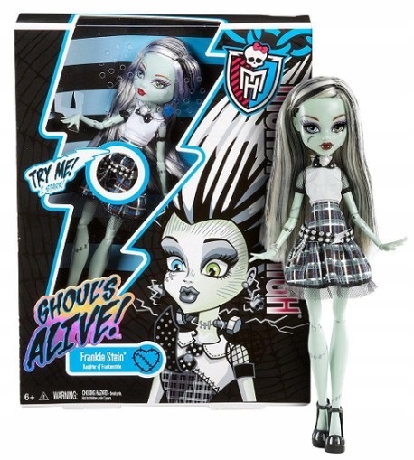 MONSTER HIGH seria Upiorki Żyją FRANKIE STEIN