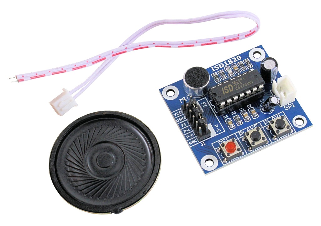 ISD1820 MODUŁ ODTWARZACZ WIADOMOŚCI ARDUINO P1