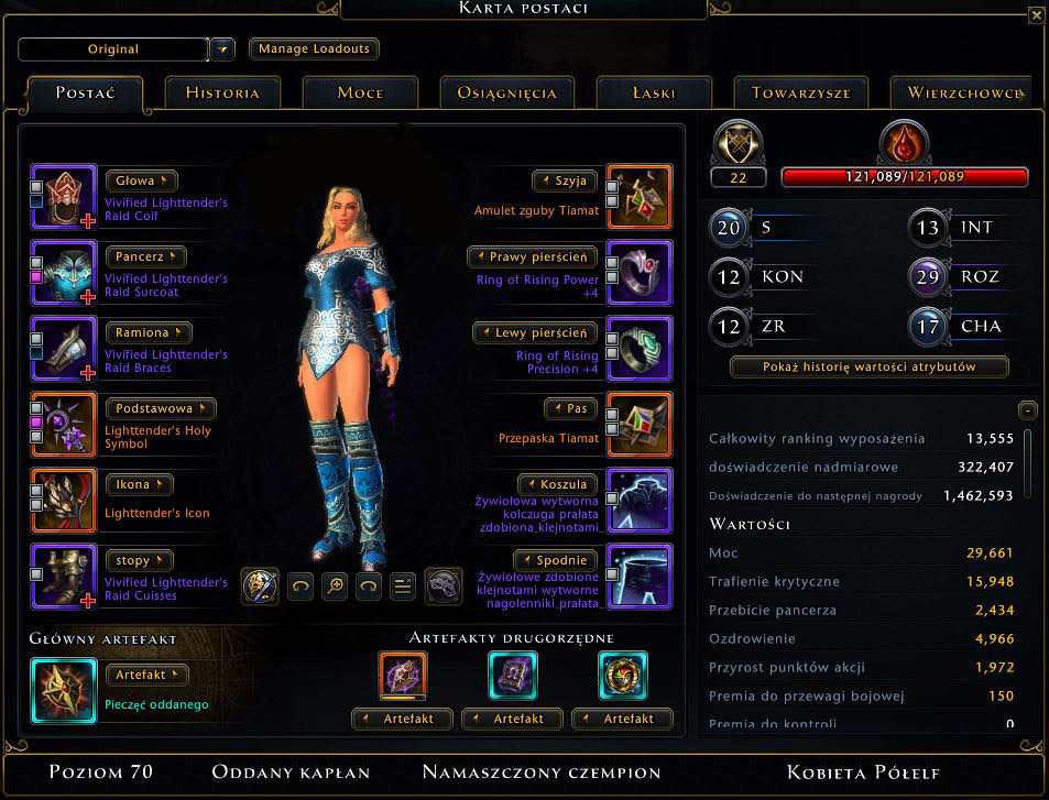 KONTO NEVERWINTER ONLINE