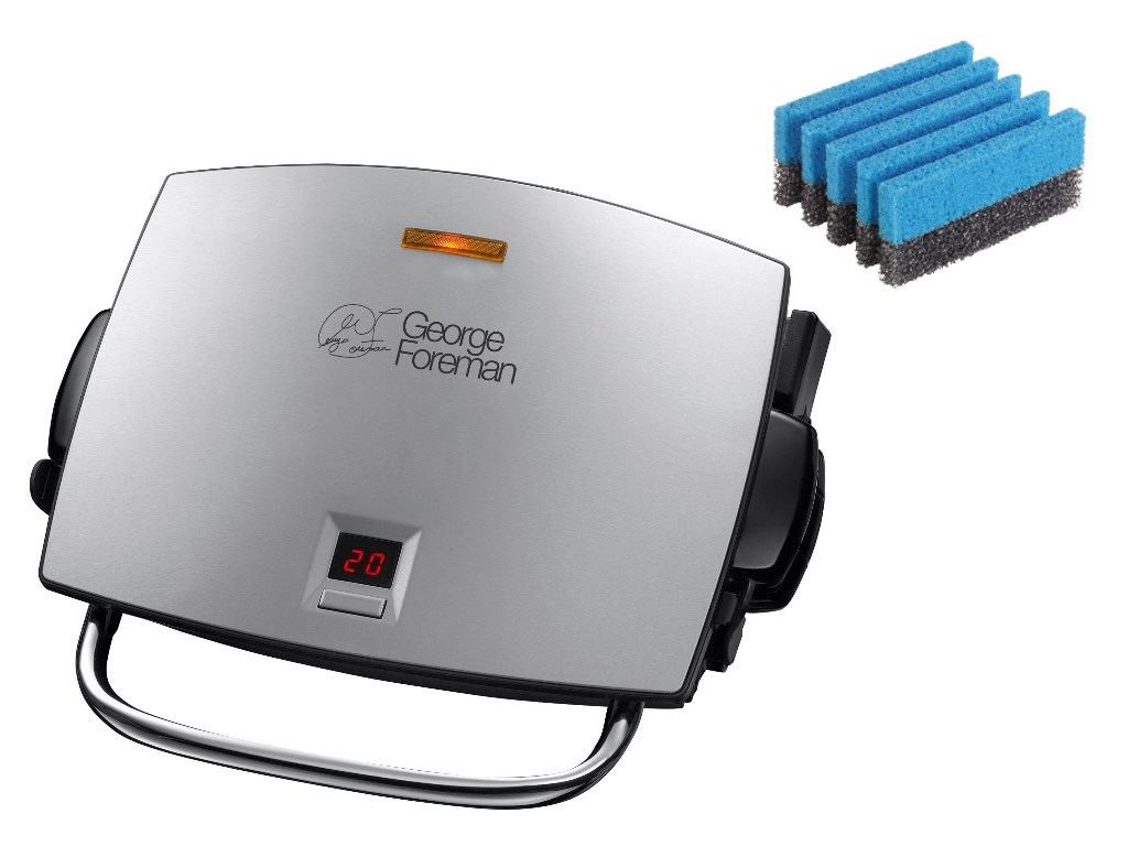 Grill elektryczny George Foreman 14525-56 + gąbka