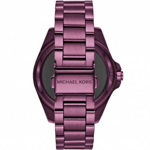 michael kors access mkt5017 bradshaw bracelet smart watch in purple