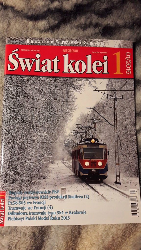 Świat kolei 1/2016 kolej tramwaj wąski tor PKP
