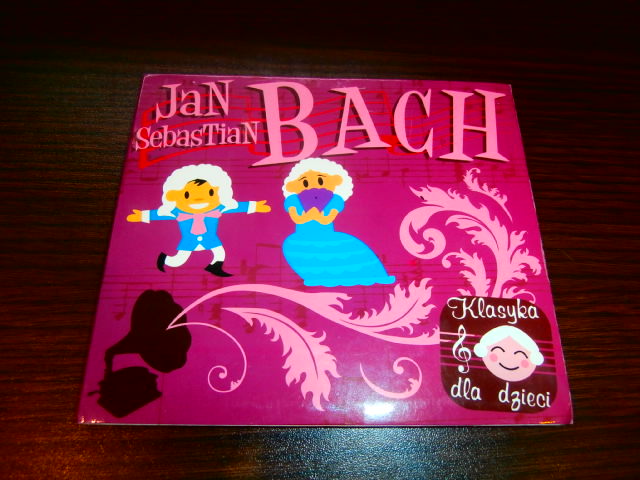 JAN SEBASTIAN BACH,CD,Klasyka dla dzieci+GRATIS CD