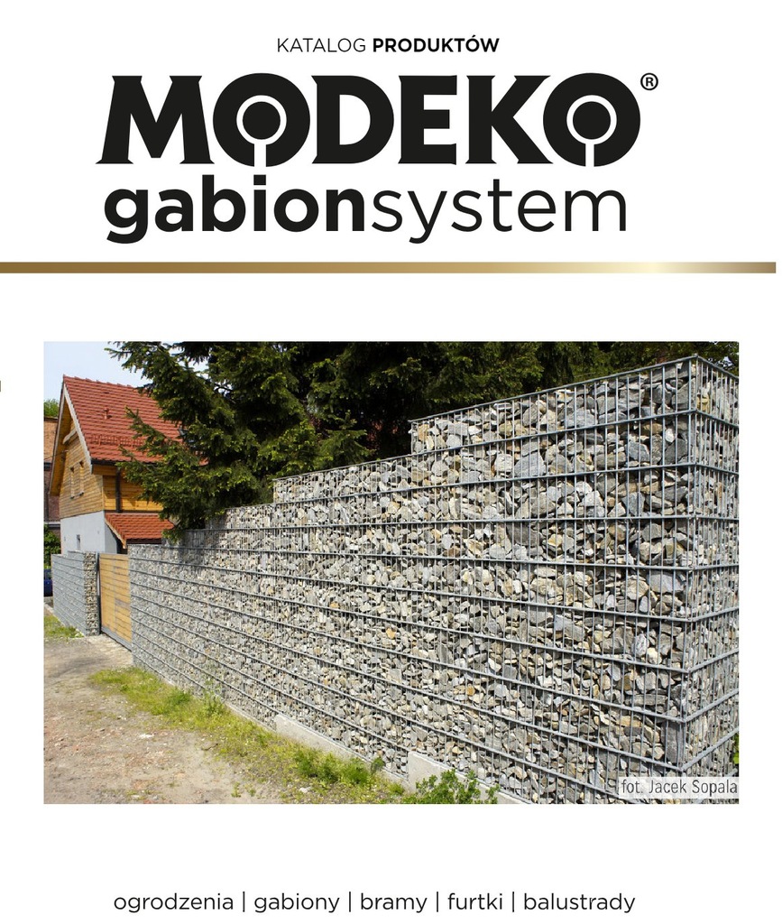 Gabion Gabiony 1x1x0,3m Producent KLIK-KLAK Modeko