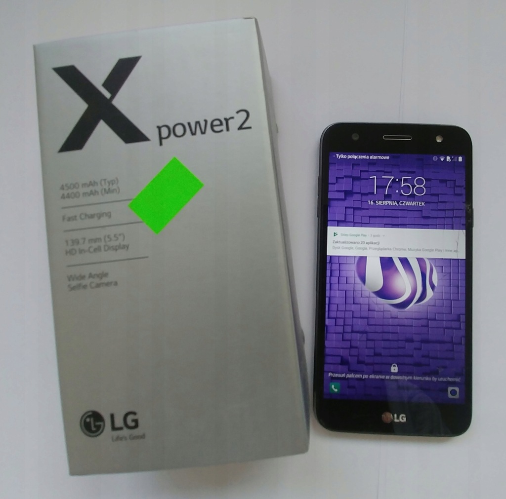 telefon LG X power 2 M320n titan tytanowy