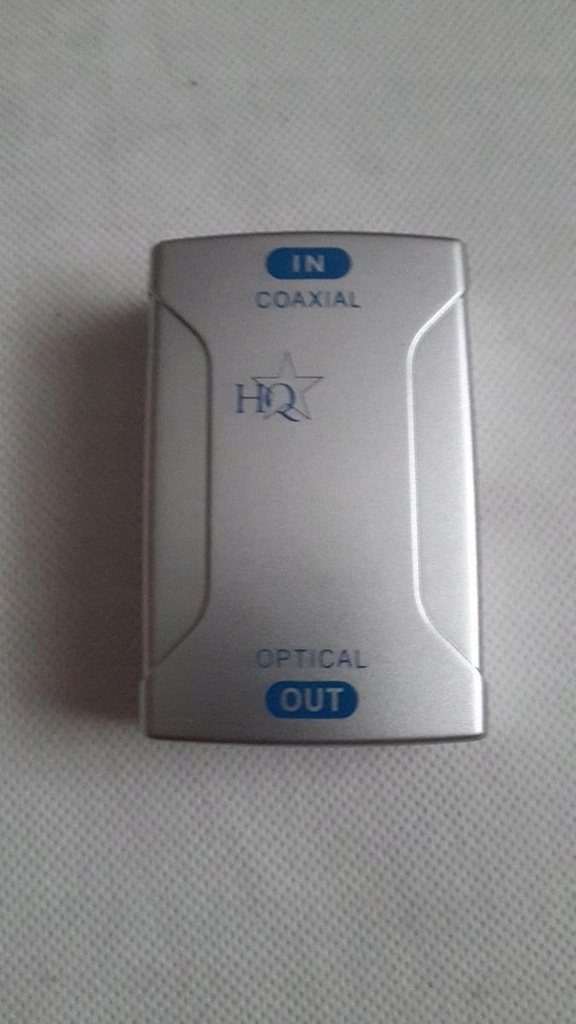 HQ Cyfrowy konwerter audio RCA na TosLINK optyczny - 7780733541