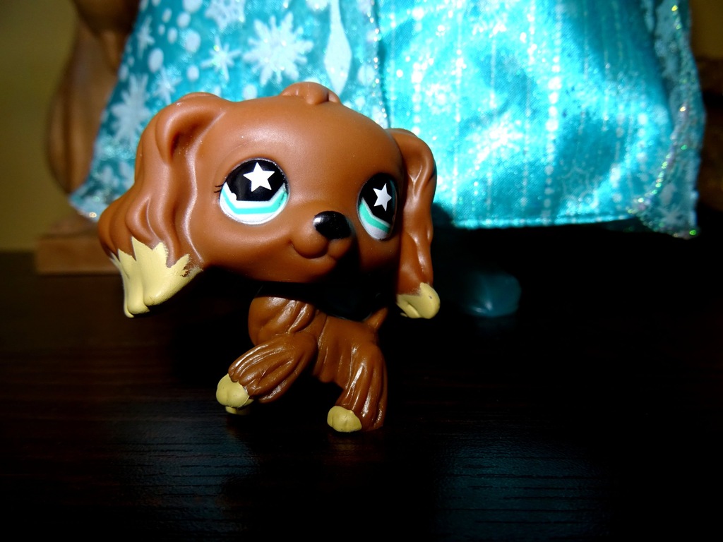 LITTLEST PET SHOP LPS cocker spaniel 960 brązowy