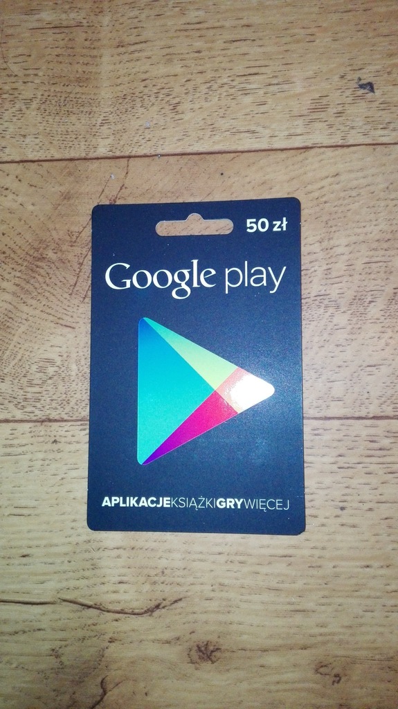 Karta Upominkowa Google Play 50zl