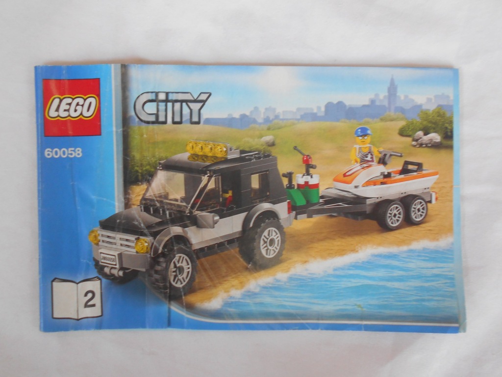 Instrukcja LEGO City SUV with Watercraft 60058