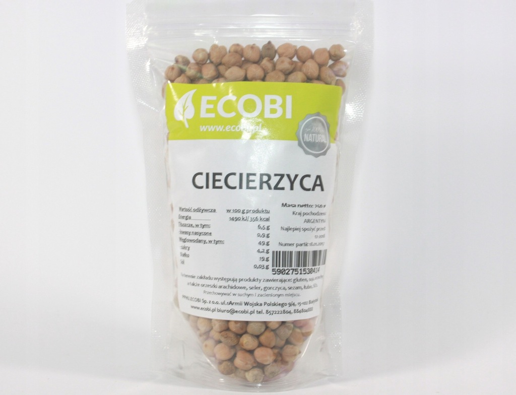 CIECIERZYCA 250 g JAKOŚĆ OD ECOBI