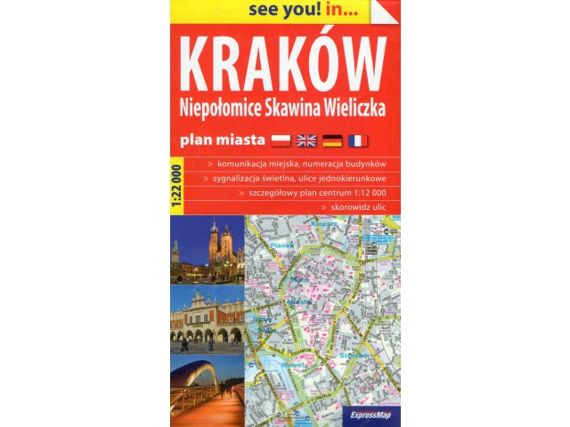 Kraków Wieliczka Skawina mapa EXP 2015 ODB. WA-WA