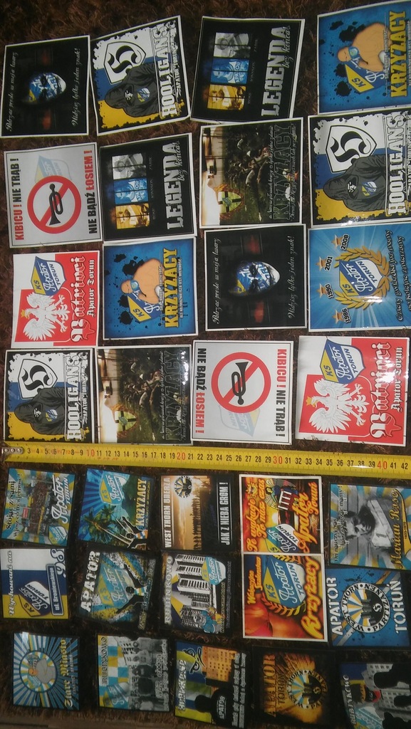 Apator Toruń vlepki Ruch chorzów, unibax, get well
