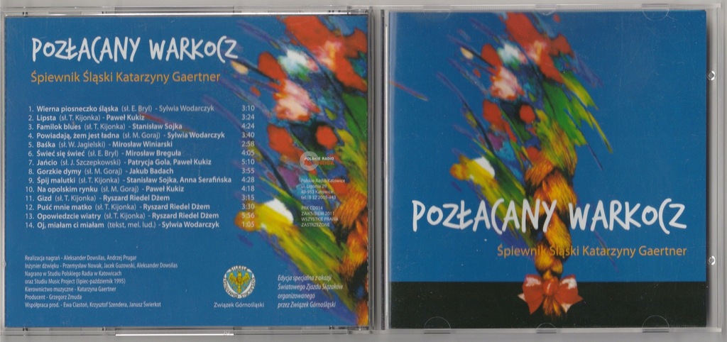 DŻEM Śpiewnik Śląski Katarzyny GAERTNER CD 1995