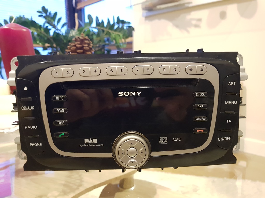 Radio Ford SONY z DAB, MP3, BT, Kuga/Focus/Mondeo