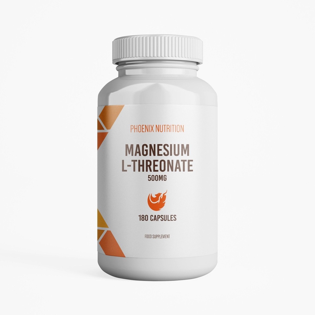 Phoenix Nutrition L-treonian magnezu 500mg 180kap