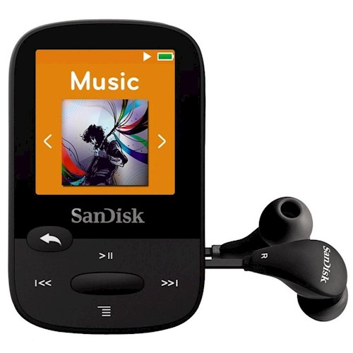 SanDisk MP3 clip sport plus 16 GB czarny*