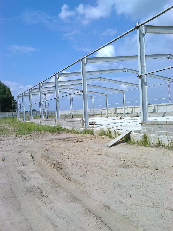 HALA WIATA STALOWA RAMOWA 12x30x4,5 GARAŻ