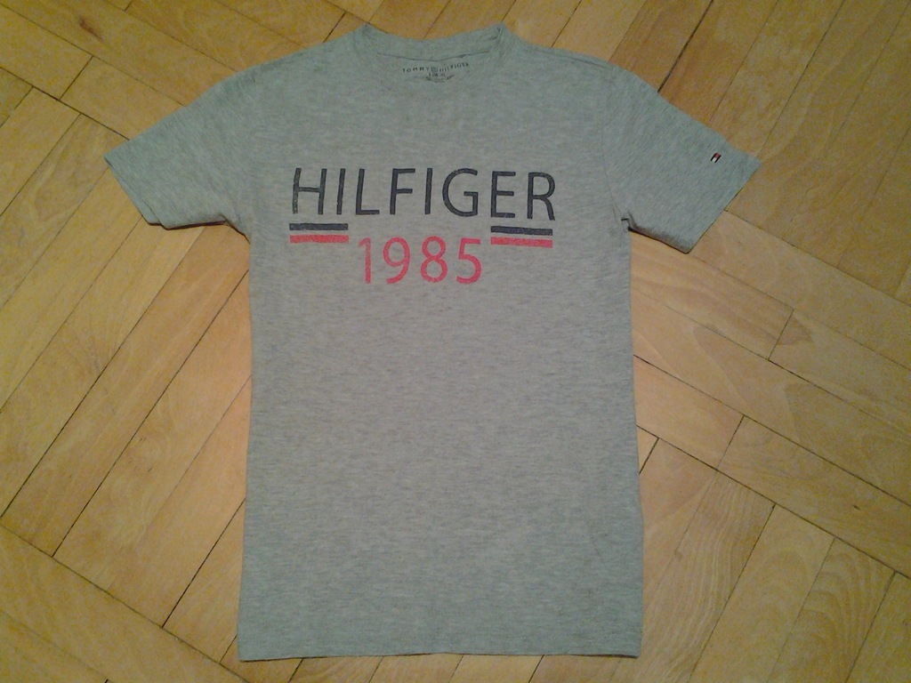 Tommy Hilfiger T-shirt szary logowany