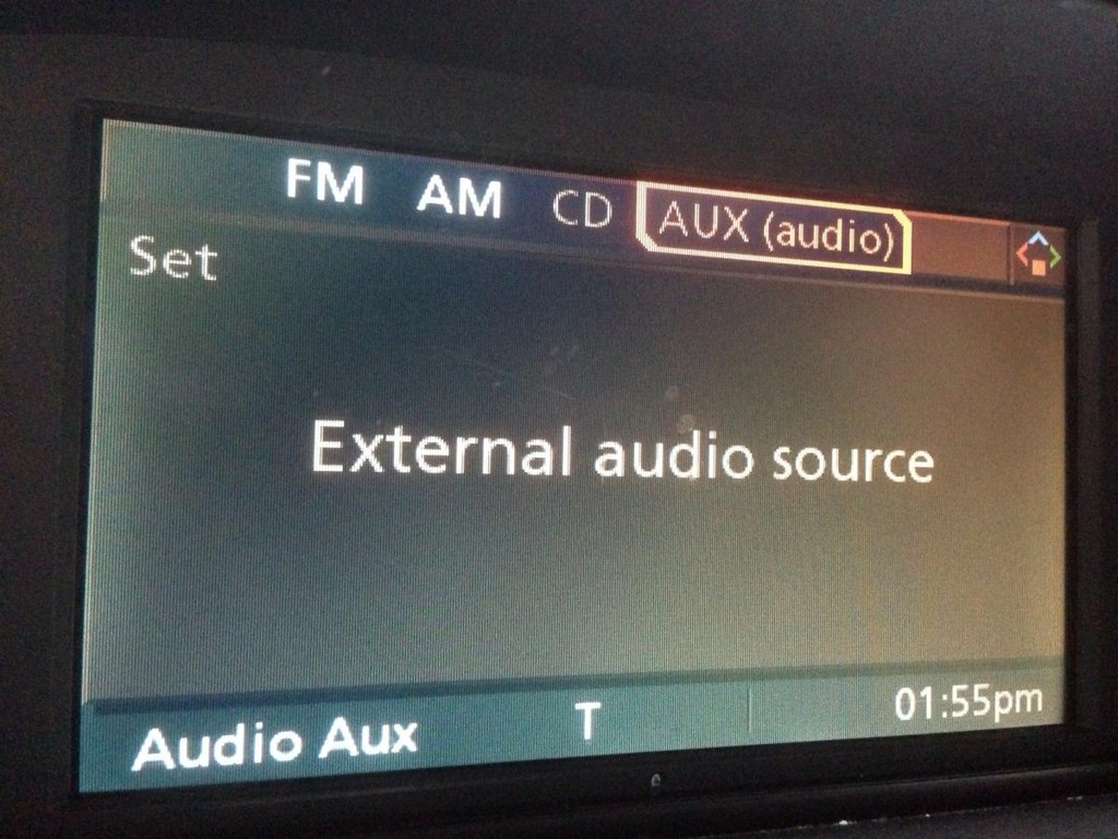 Doposażenie Aux Kabel Audio BMW e60 e61 12 pin