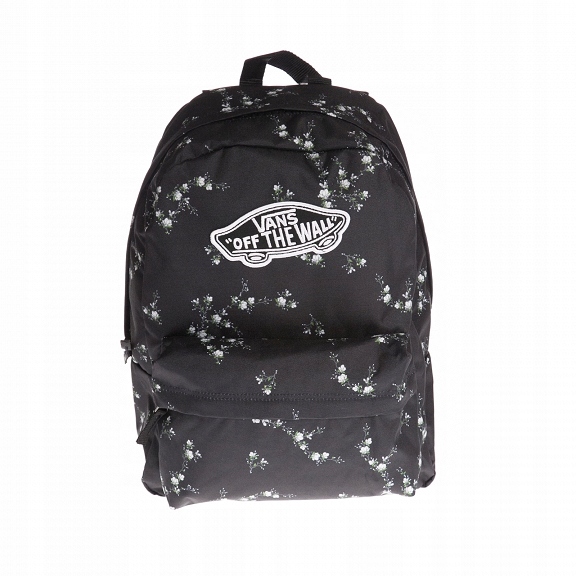 vans realm backpack dark floral