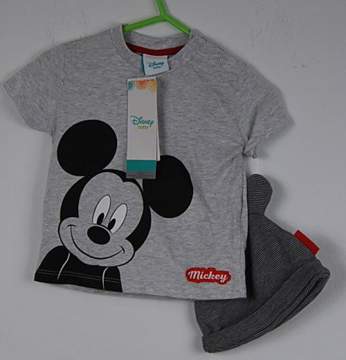 Nowy zestaw bluzka czapeczka Disney baby, Mickey