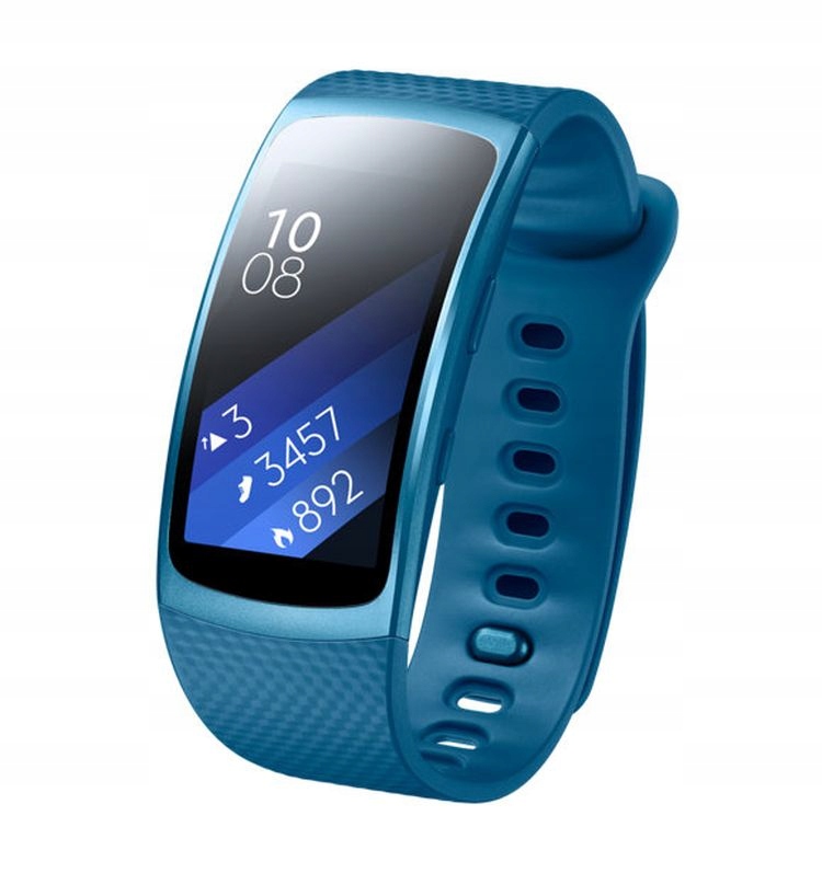 Samsung Gear Fit 2 niebieski rozmiar L